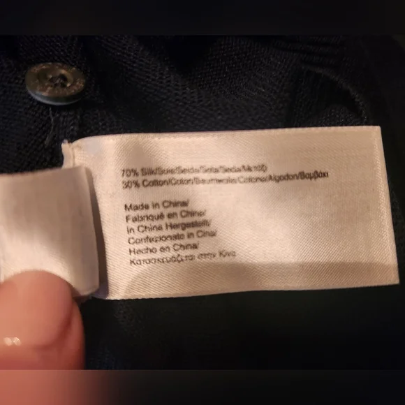 Brooks Brothers Men's Navy Sweater - Picture 5 of 6